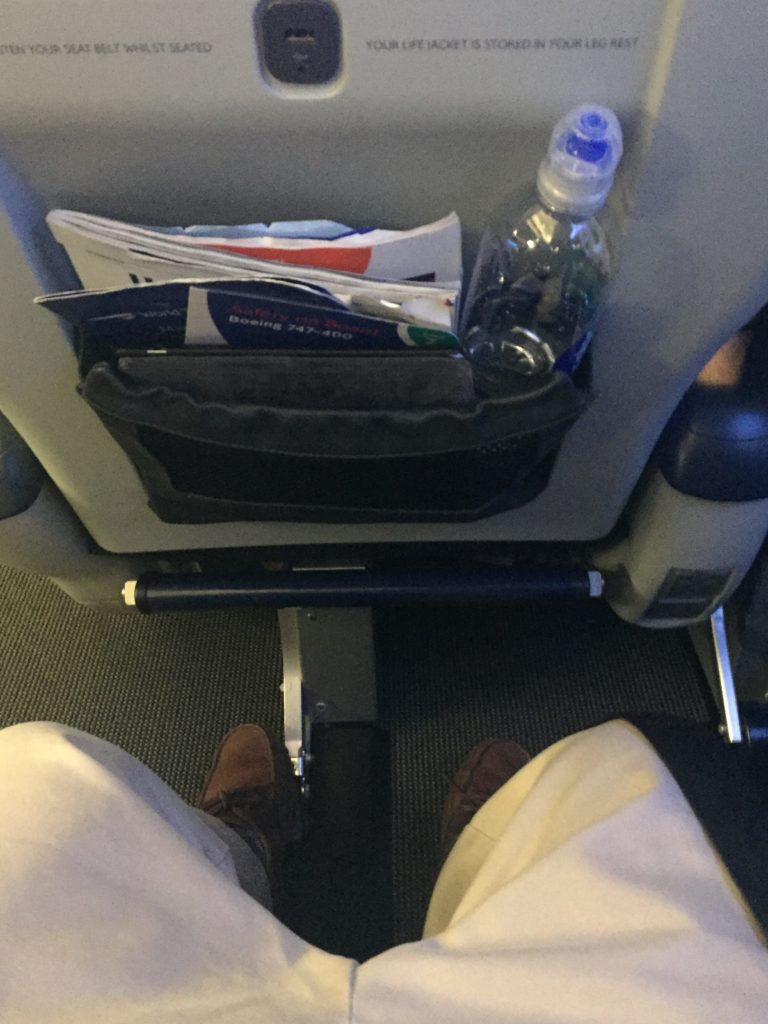 Leg Space British Airways World Traveller Plus