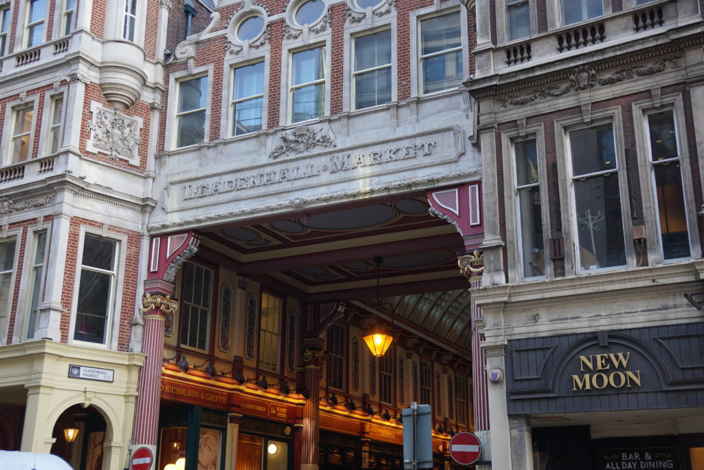 Leadenhall Market Entrance, City of London, England