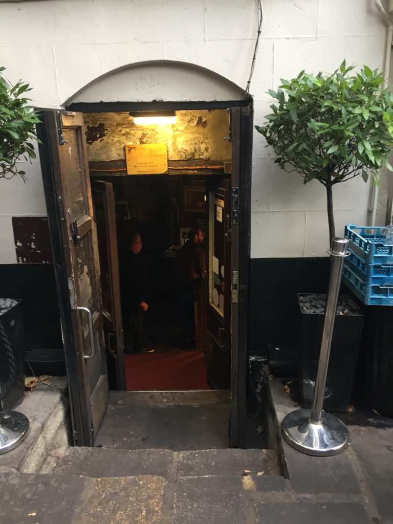 Gordon's Wine Bar, Side Entrance, Watergate Walk, London England