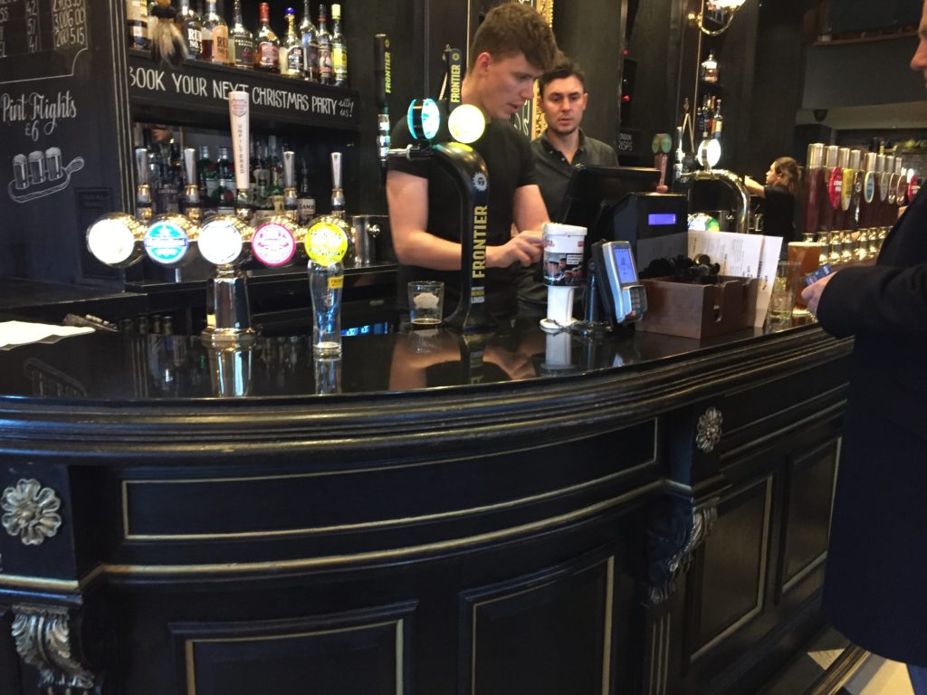 The Admiralty Bar, Trafalgar Square, London, England