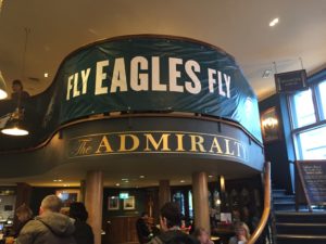 Philadelphia Eagles, The Admiralty, Trafalgar Square, London, England