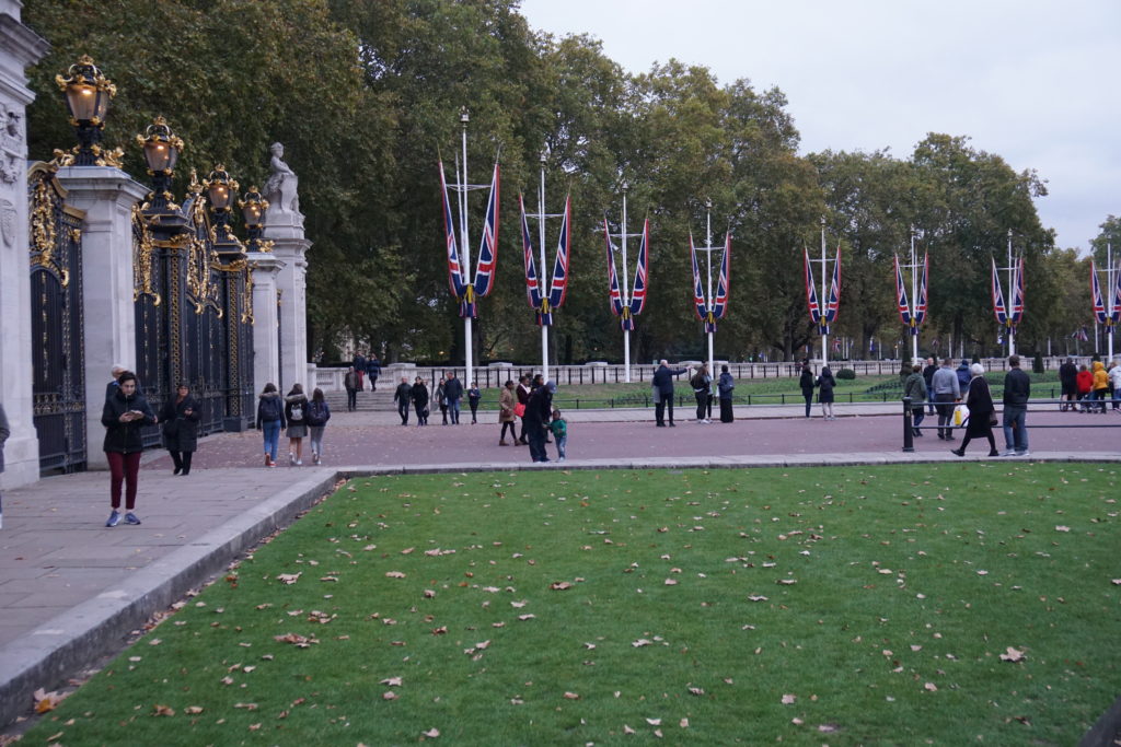 Green Park at Buckingham Palace, London, England