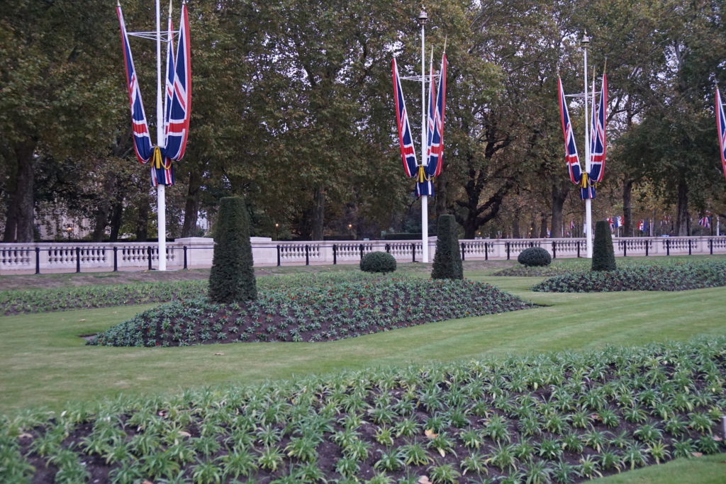 Green Park at Buckingham Palace, London