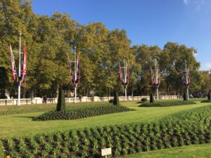 Buckingham Palace, Green Park, London