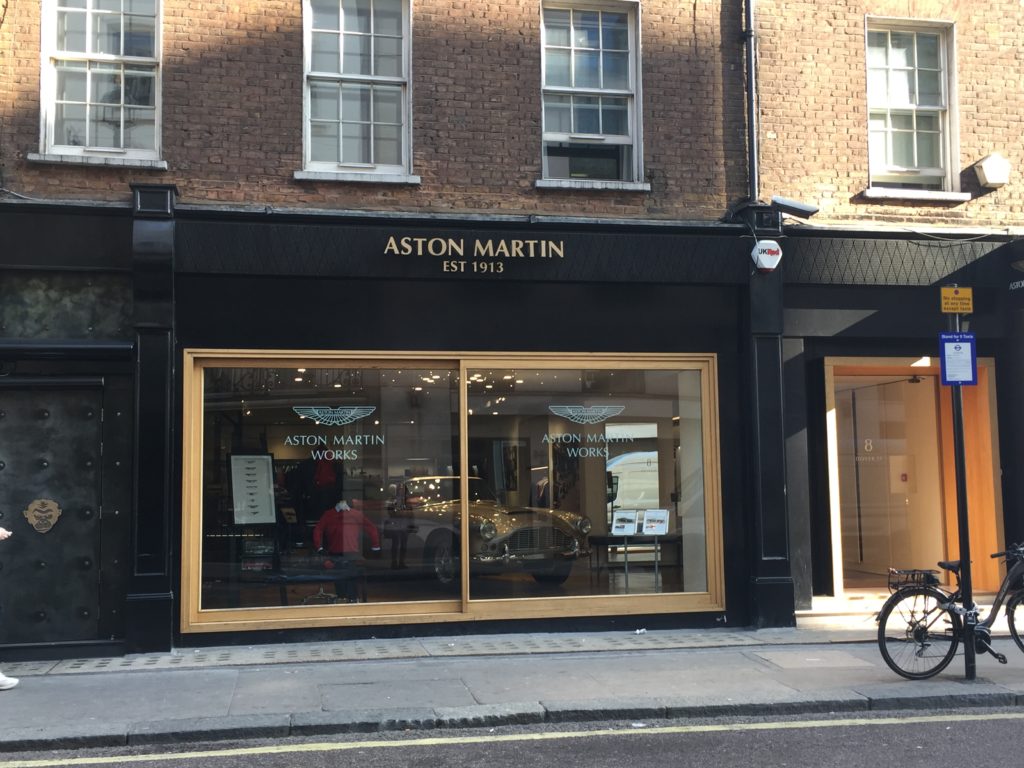 Aston Martin, Dover Street, Mayfair, London