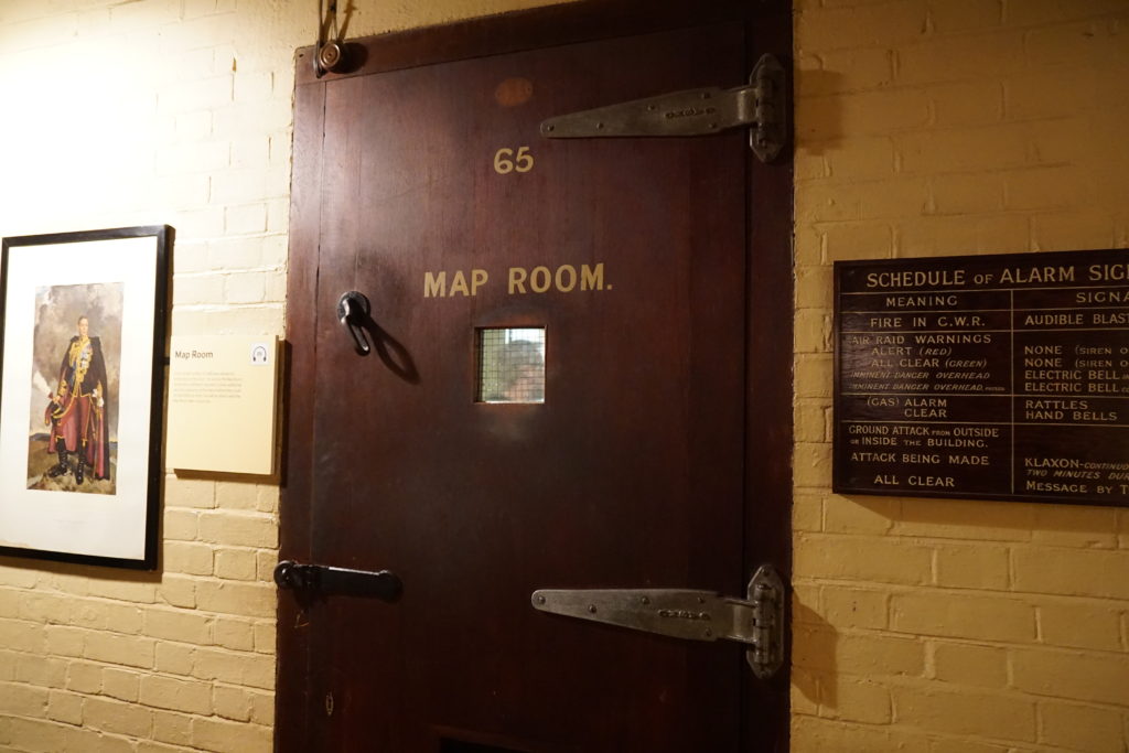 Map Room, Churchill War Rooms, London