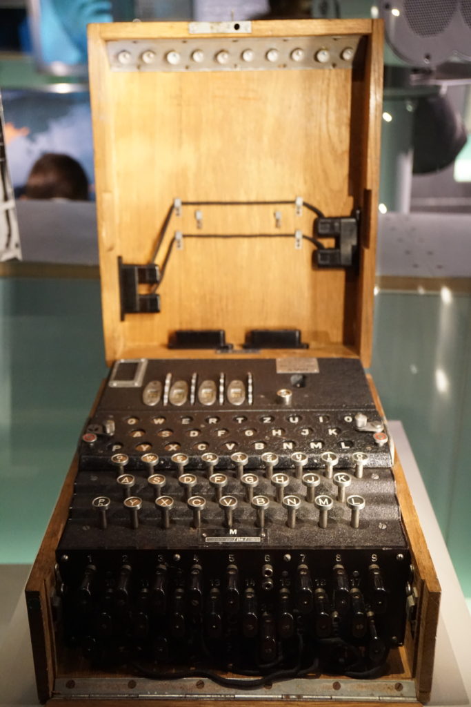 German Enigma Machine, Churchill War Rooms, London