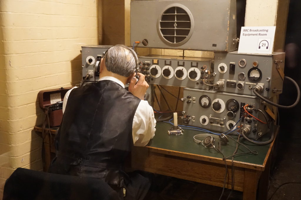 BBC Broadcasting Equipment Room, Churchill War Rooms, London