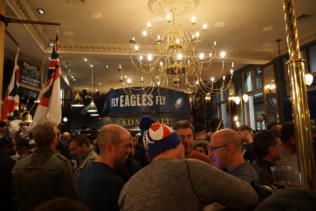 Eagles Pep Rally, the Admiralty, London, England