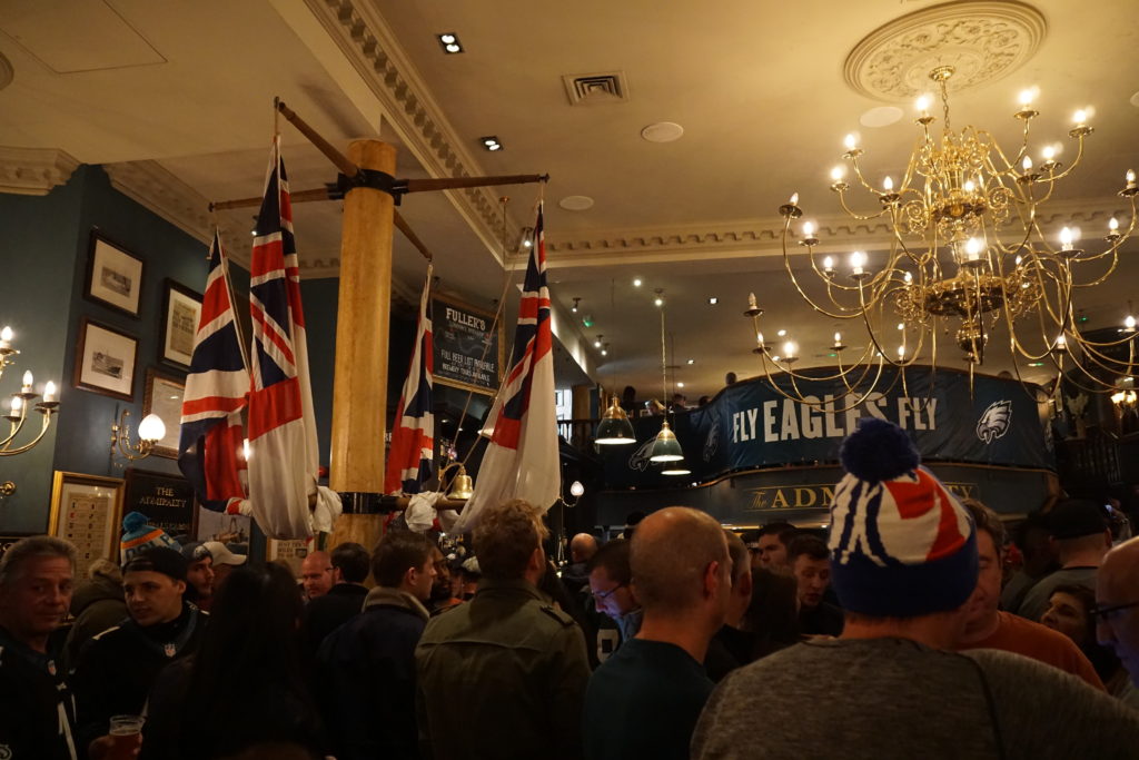 Eagles Pep Rally, the Admiralty, London, England