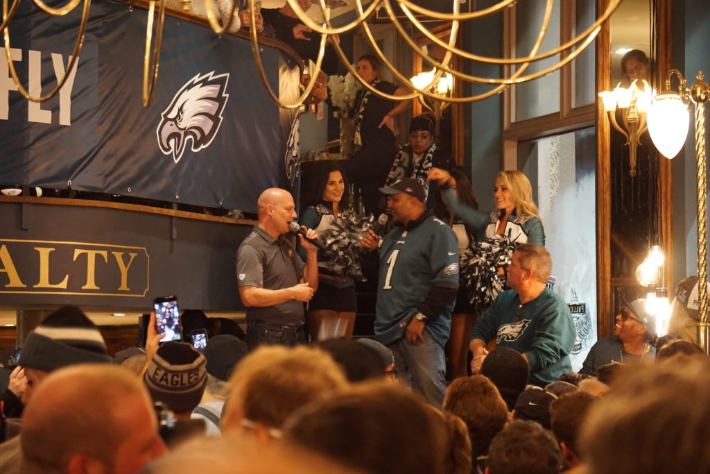 Pillar Guy, Eagles Pep Rally, the Admiralty, London, England