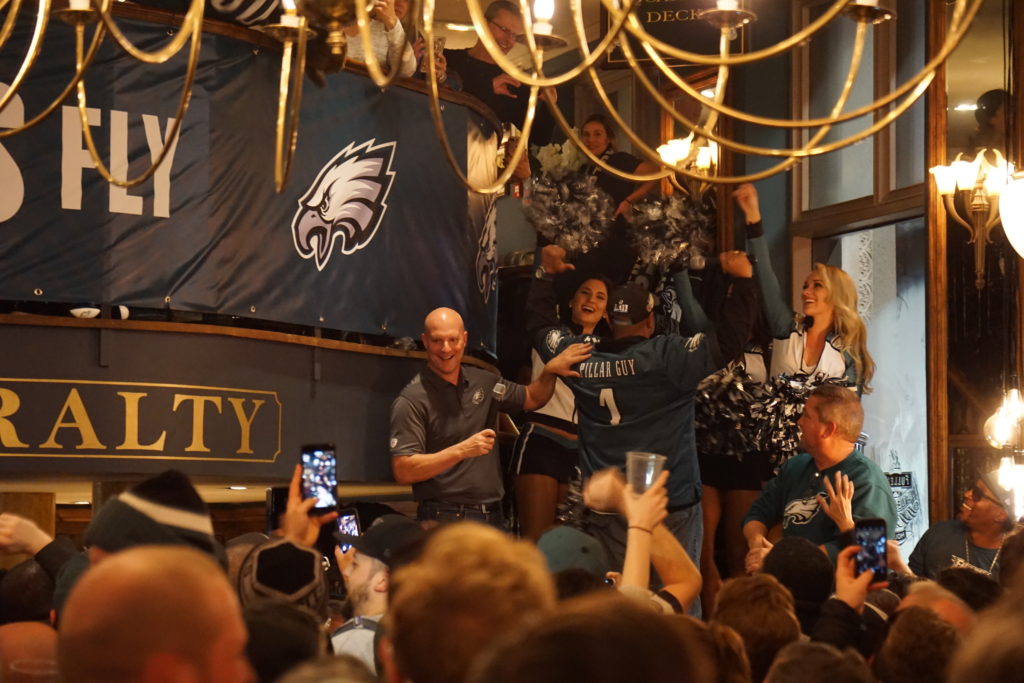 Pillar Guy, Eagles Pep Rally, the Admiralty, London, England