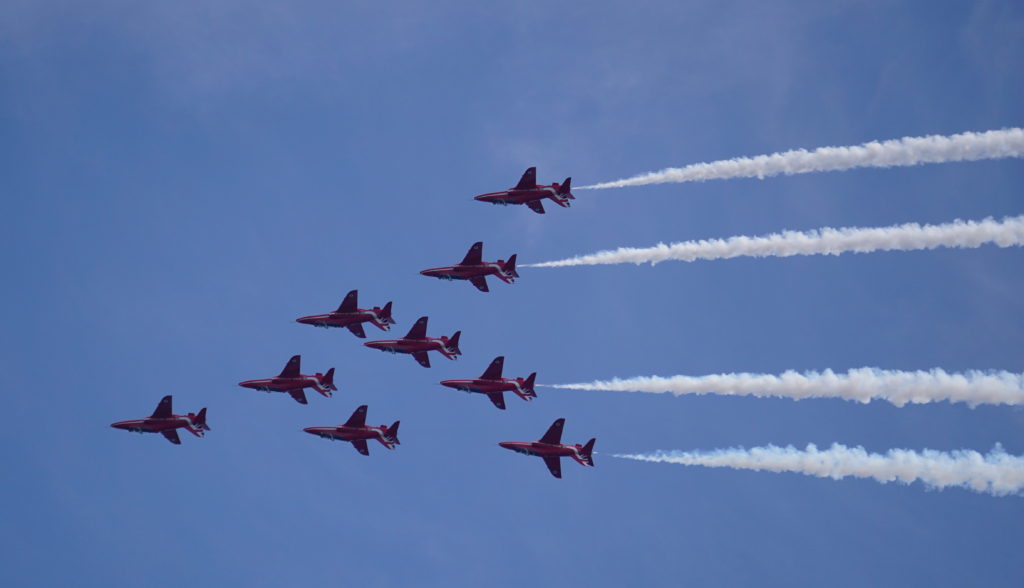 2019 Atlantic City Airshow, RAF Red Arrows