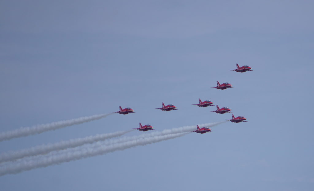 2019 Atlantic City Airshow, RAF Red Arrows