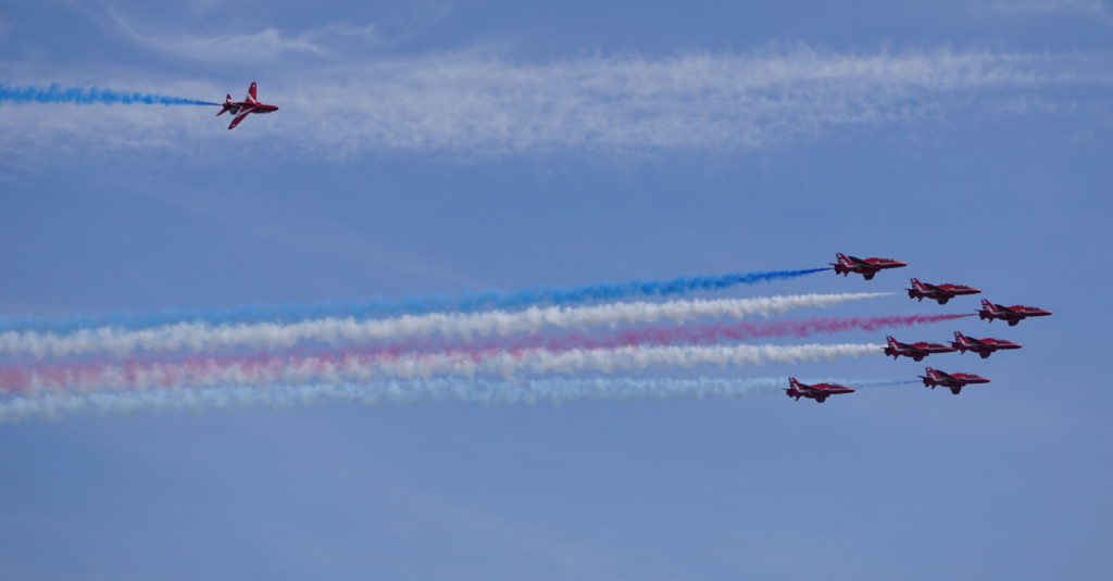 2019 Atlantic City Airshow, RAF Red Arrows, Tornado