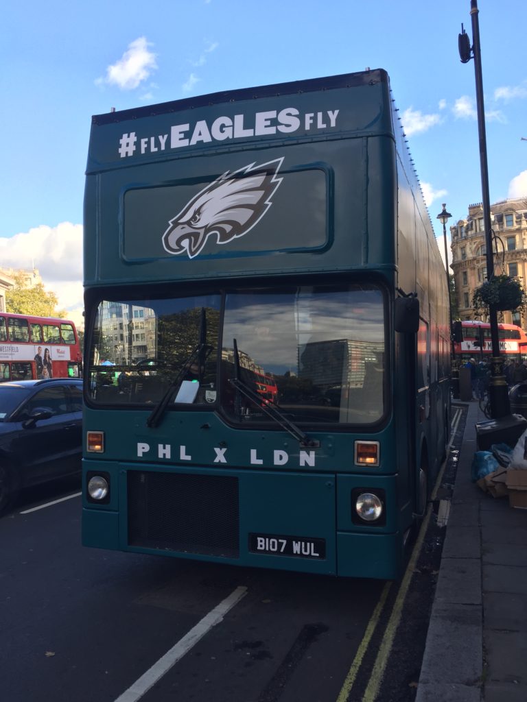 Philadelphia Eagles Bus, London, England
