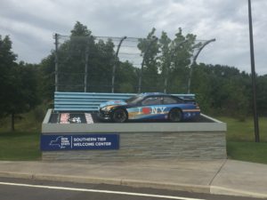 Southern Tier Welcome Center, New York State, Race Car