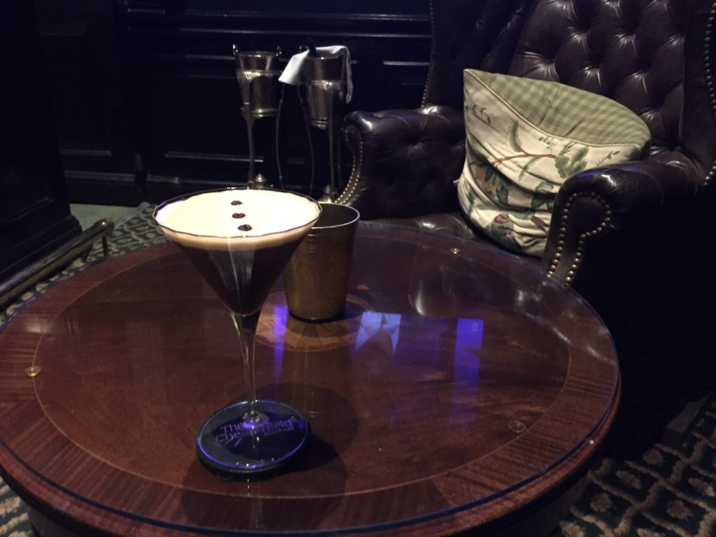The Terrace Bar, The Chesterfield, Mayfair, London, England, Espresso Martini