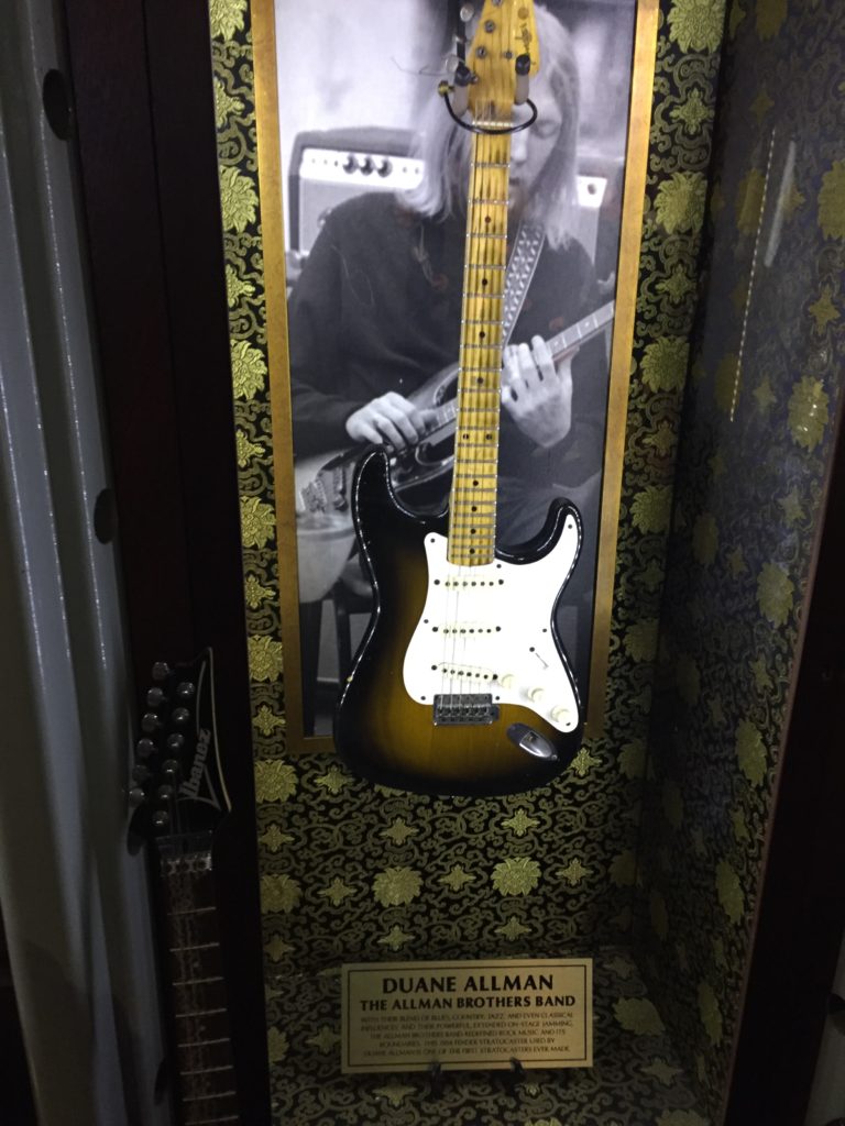 Hard Rock Cafe, London, The Vault, Duane Allman Stratocaster