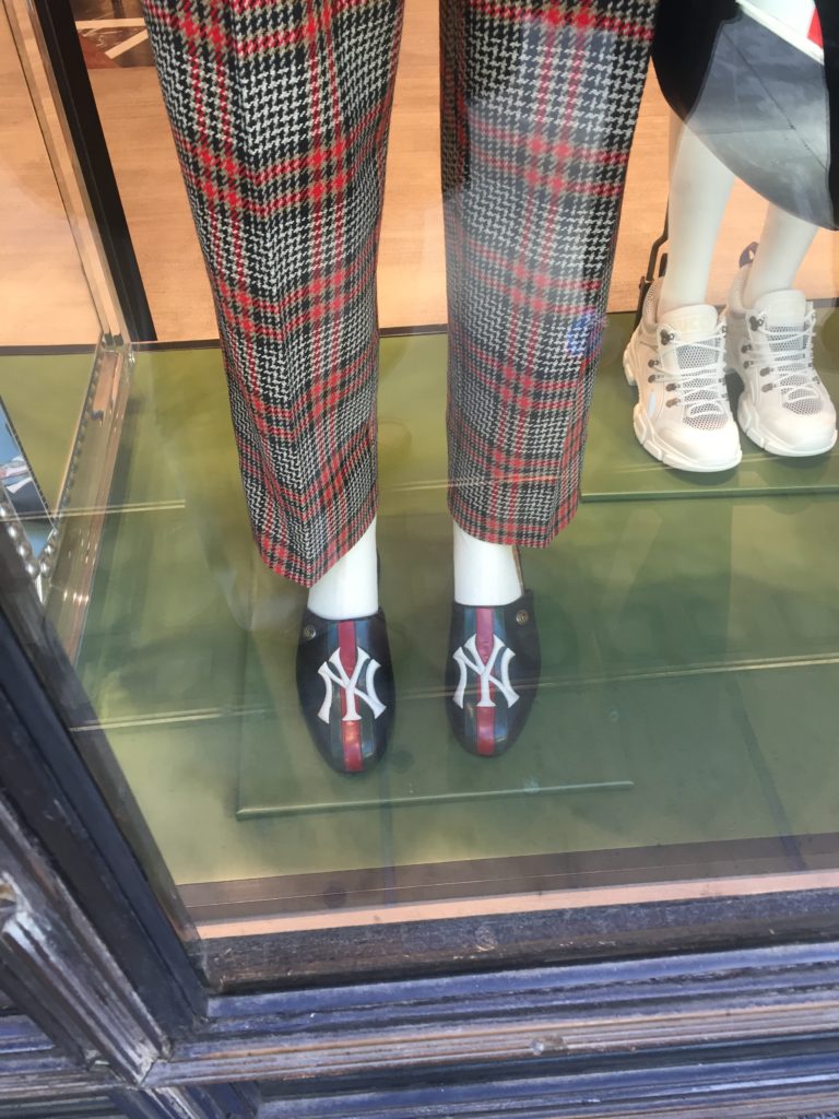 NY Yankees Shoes, Old Bond Street, Mayfair, London