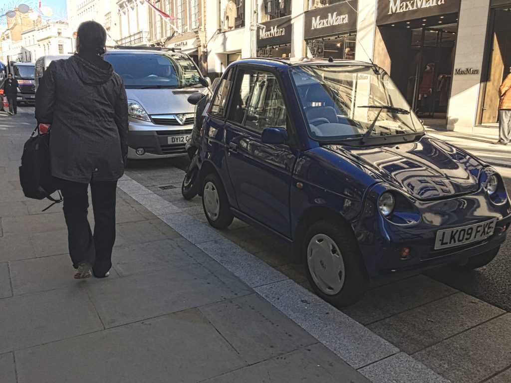 Mini Car, Old Bond Street, Mayfair, London