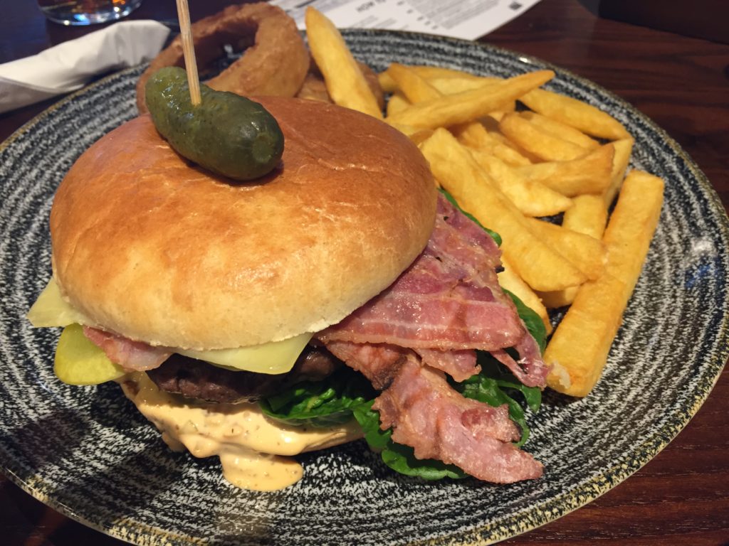 Heathrow Airport, Burger, London, England