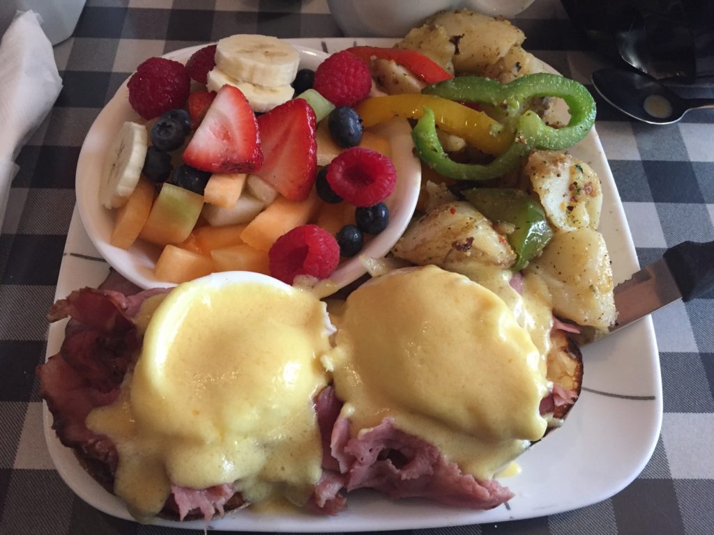 A La Montreal Benedict, Baker Street Cafe, Ottawa, Canada