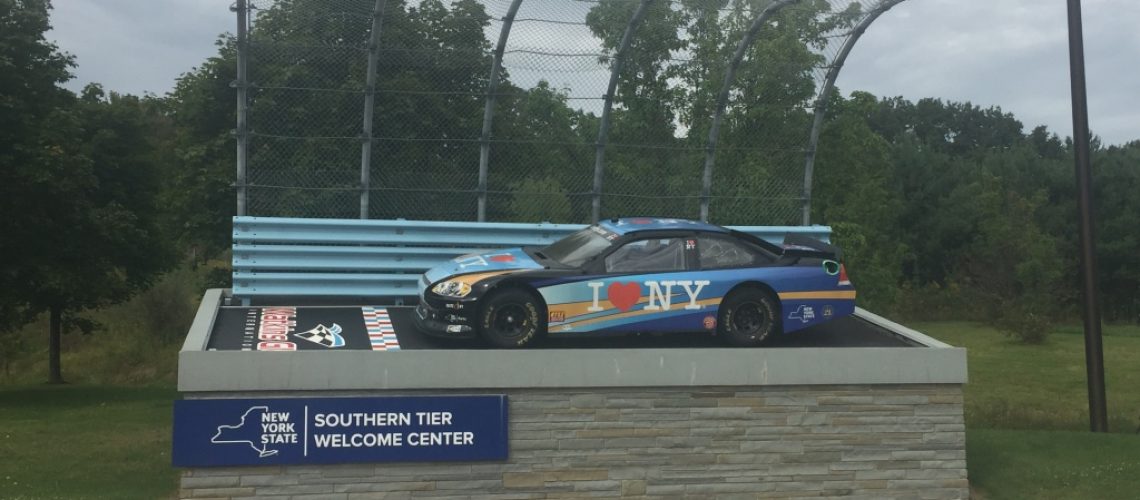 Southern Tier Welcome Center, New York State, Race Car